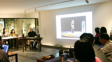 雕塑家谭勋做客竹间书院 讲述“我的创作实践”
